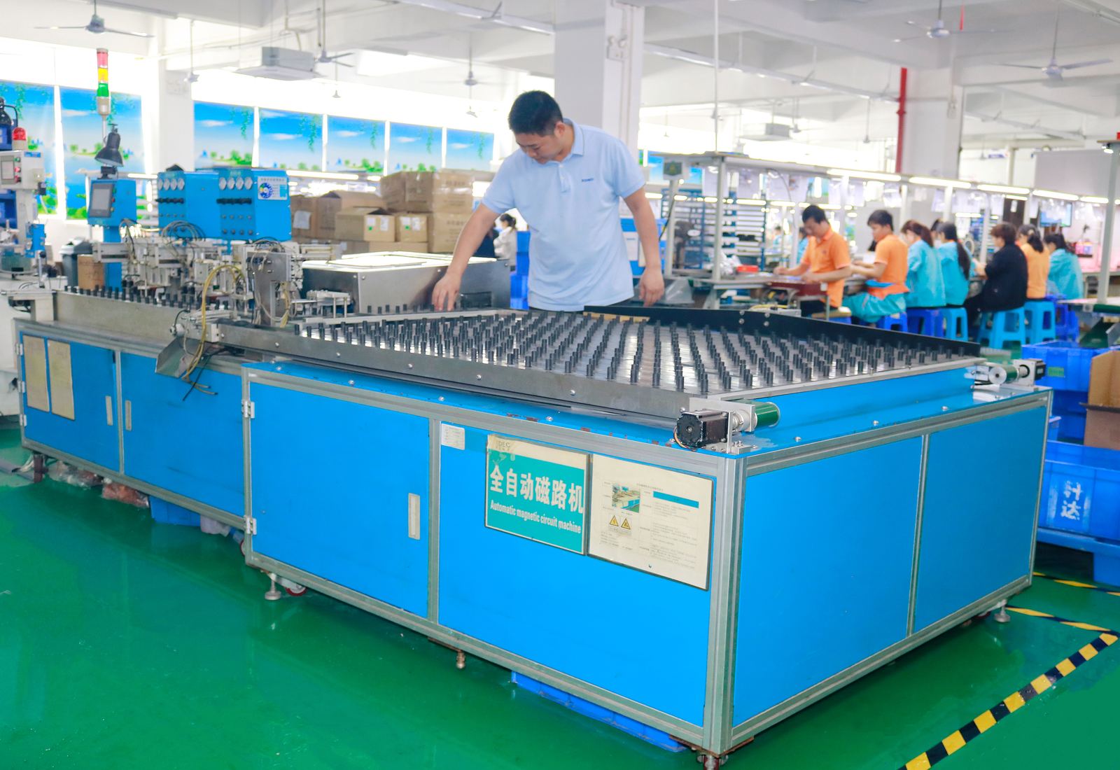Automatic magnetizing