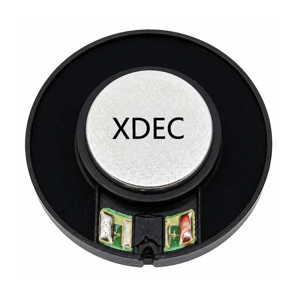 40×8.9H mm 耳机喇叭 32Ω 40mW/50mW - Back View (XDEC 耳机扬声器)