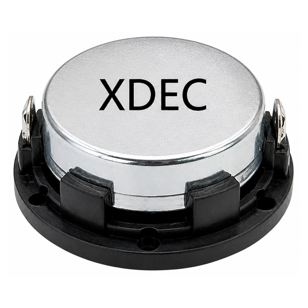 28×10.6H mm 多媒体扬声器 8Ω 2W/3W - Back View (XDEC 多媒体扬声器)