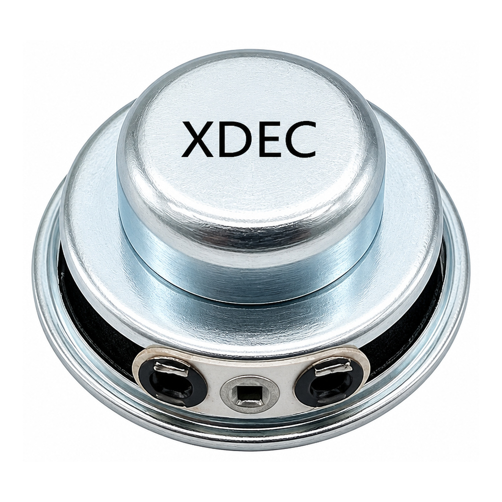33×14.9H mm 内磁多媒体喇叭 4Ω 3W/5W - Back View (XDEC 多媒体扬声器)