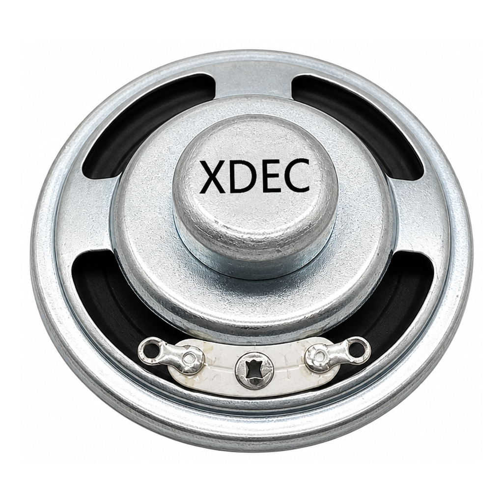 Multimedia Speaker Unit diameter 50mm (1.97"), height 13.7mm (0.54)", 4Ω 3W/5W - Back View (XDEC Multimedia Speaker Driver)