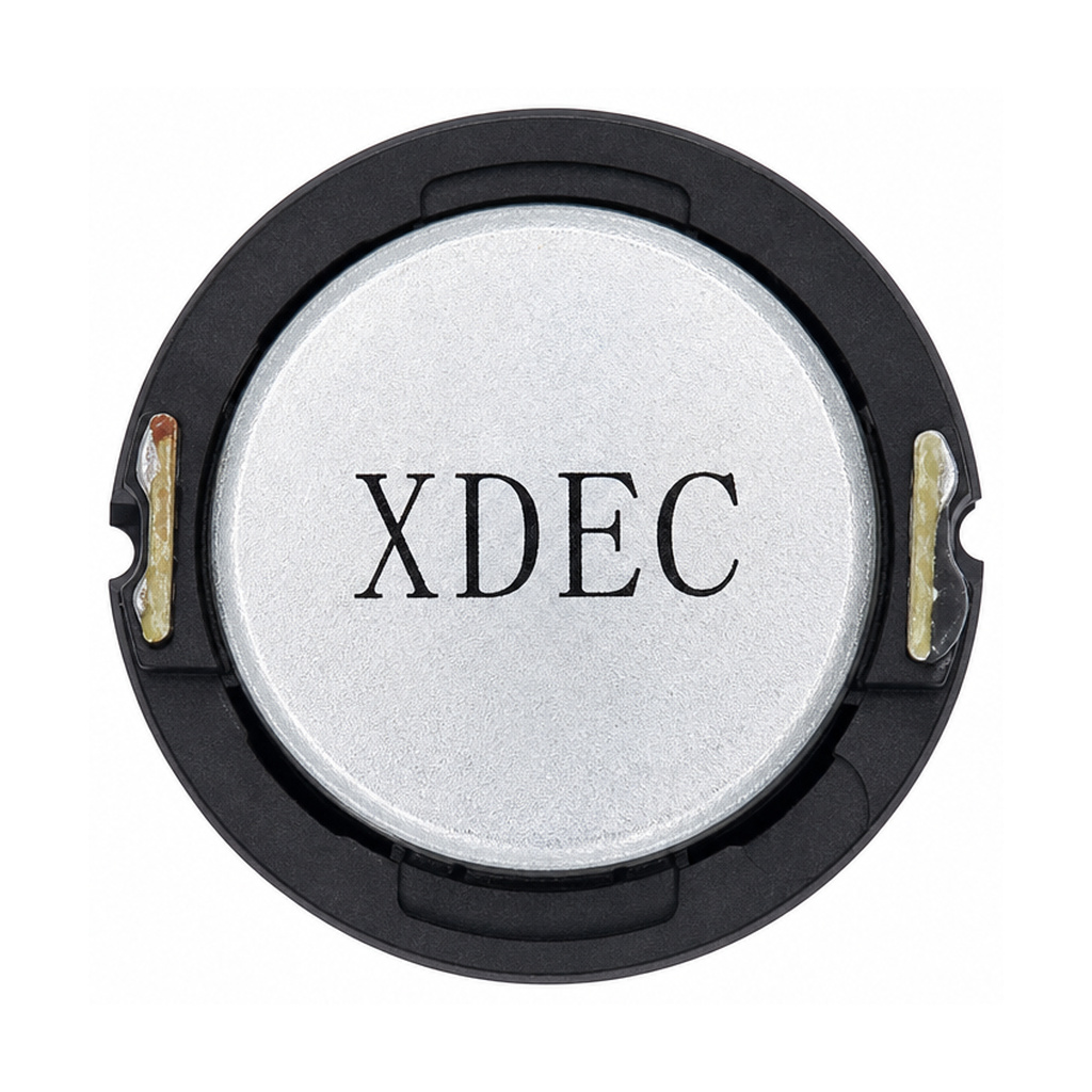 19×5.8H mm 麦拉音盆扬声器 4Ω 1W/1.2W - Back View (XDEC 麦拉扬声器)